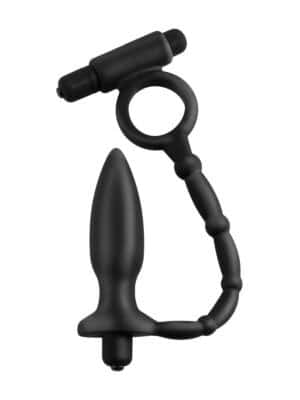 Anal Fantasy Anal Fantasy Ass Kicker: Vibro-Analplug mit Vibro-Penisring
