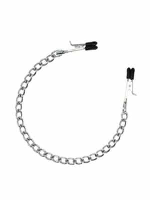 Rimba Metall-Nippelklemmen mit Kette