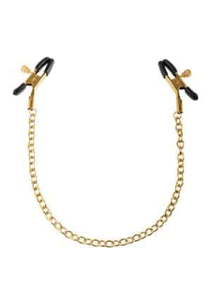 Fetish Fantasy Fetish Fantasy Gold Nippelklemmen mit Kette