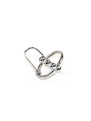 SinEros Ribbed Urethral Stretcher: Penisplug mit Eichelring (28mm)