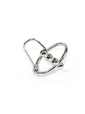 SinEros Ribbed Urethral Stretcher: Penisplug mit Eichelring (32mm)