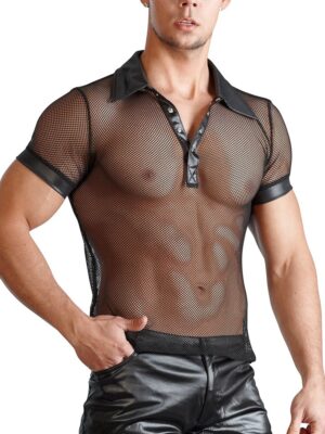 Svenjoyment Herren-Netz-Shirt