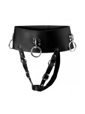 STRICT Strict Forced Orgasm Belt: Fesselgürtel mit Halterung für Vibrator und Analpl...