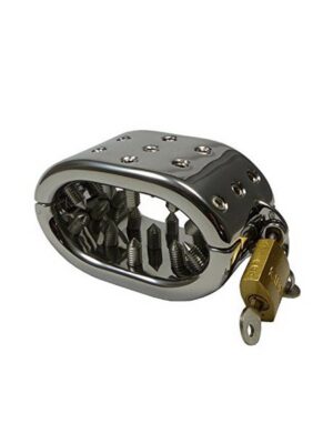 Black Label Black Label Stainless Steel Oval Spiked Ball Stretcher: Edelstahl-Hodenstretc...
